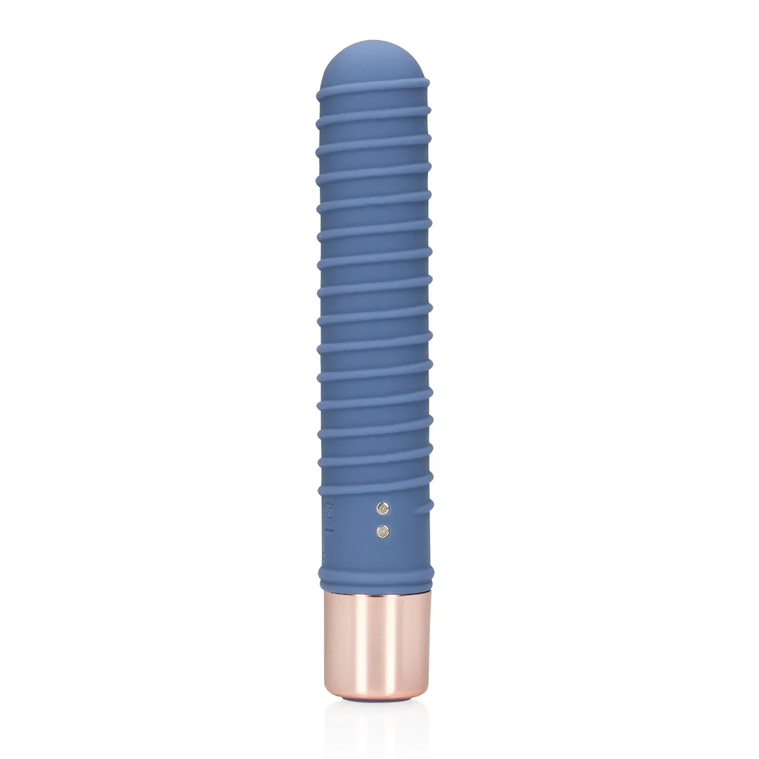 Gerippter Mini Vibrator Blue Horizon – Bild 4