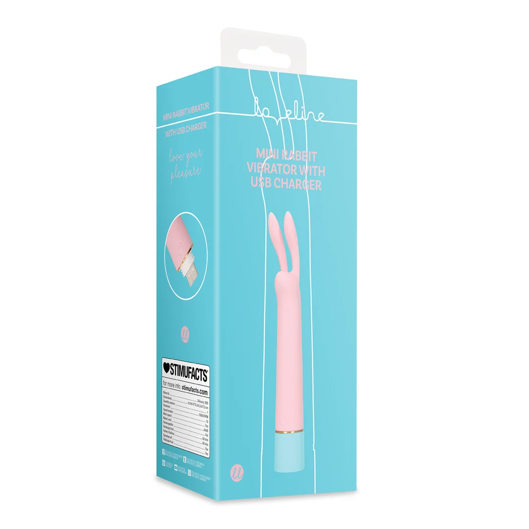 LOVE106PNK-2 Loveline Mini Rabbit Vibrator – Bild 1