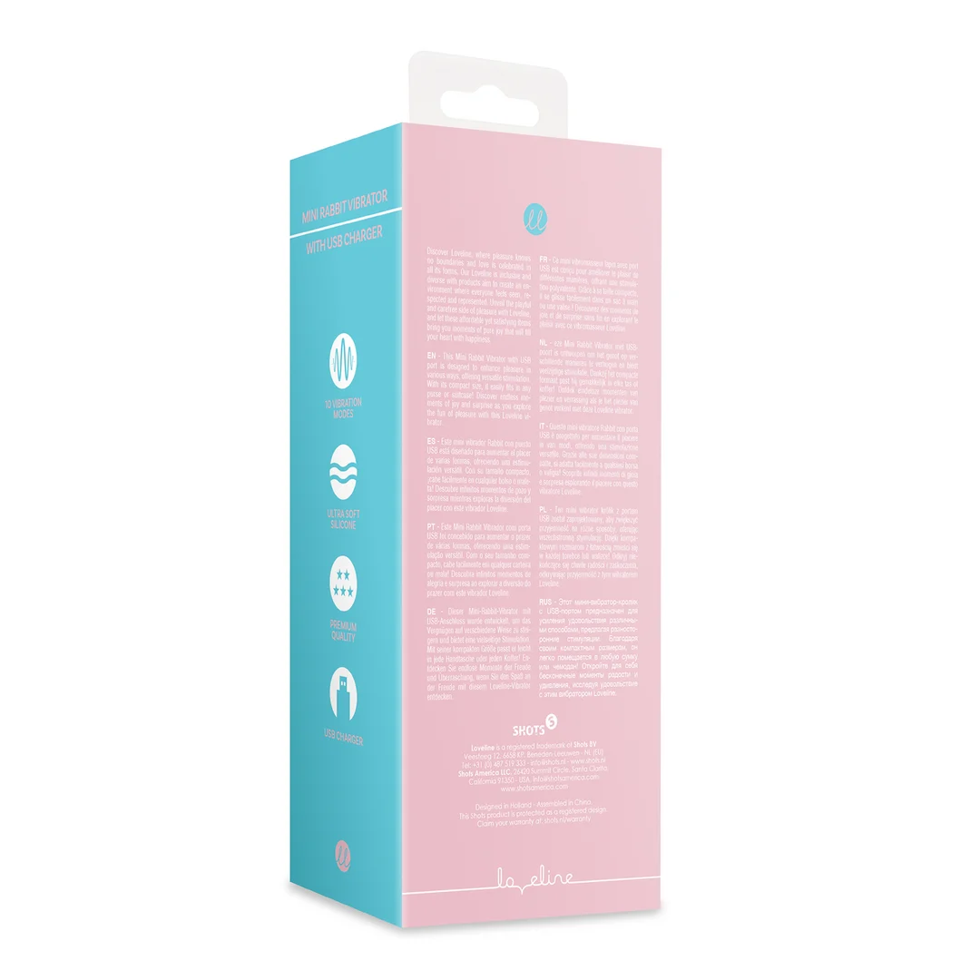 Loveline Mini Rabbit Vibrator – Bild 2