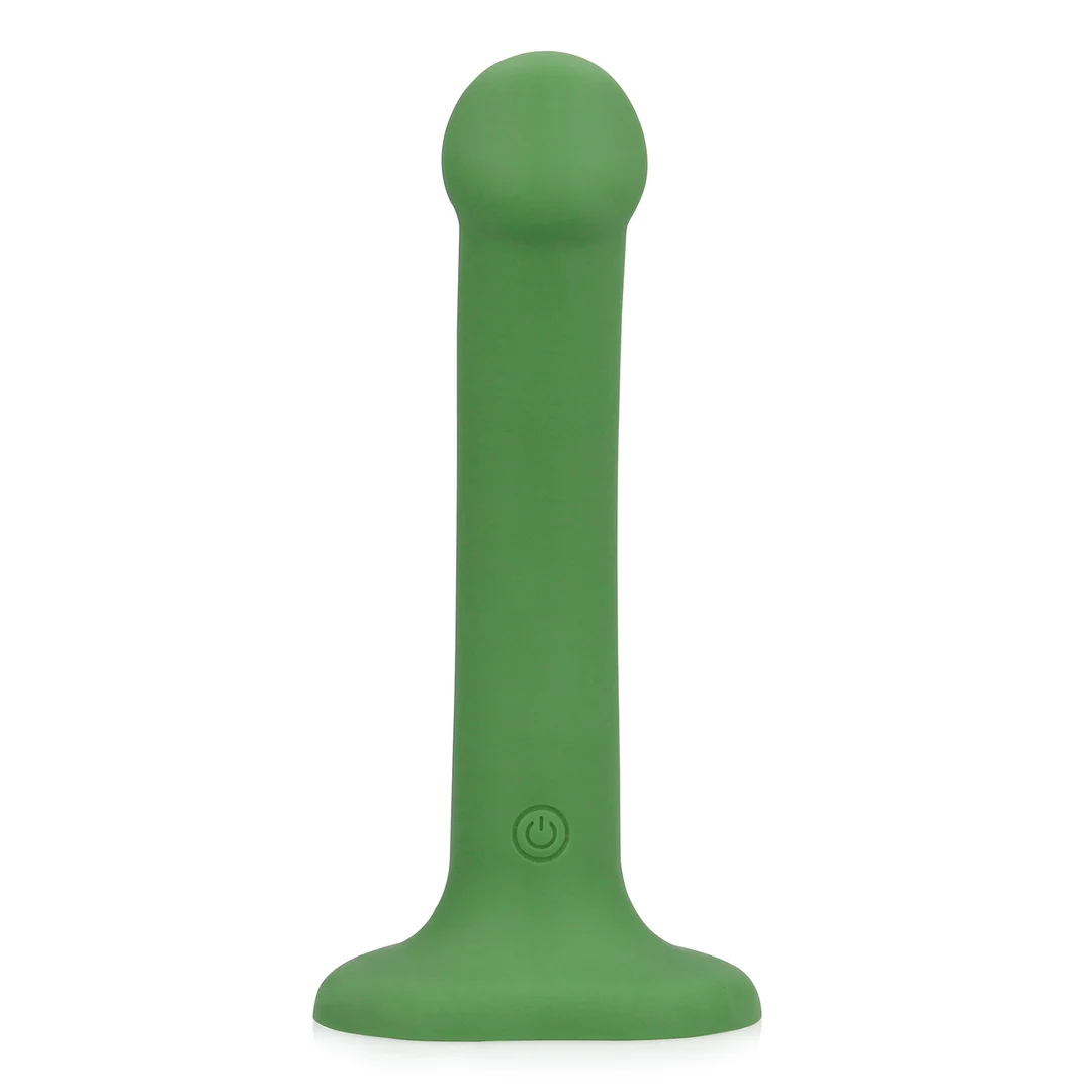 Loveline Vibrationsdildo in Waldgrün – Bild 3