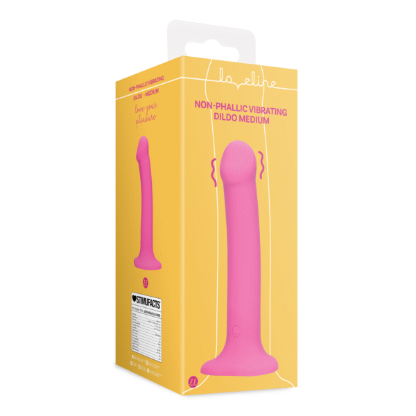 Loveline Vibrationsdildo in kräftigem Pink