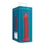 Loveline großer Vibrationsdildo in Himbeerrot