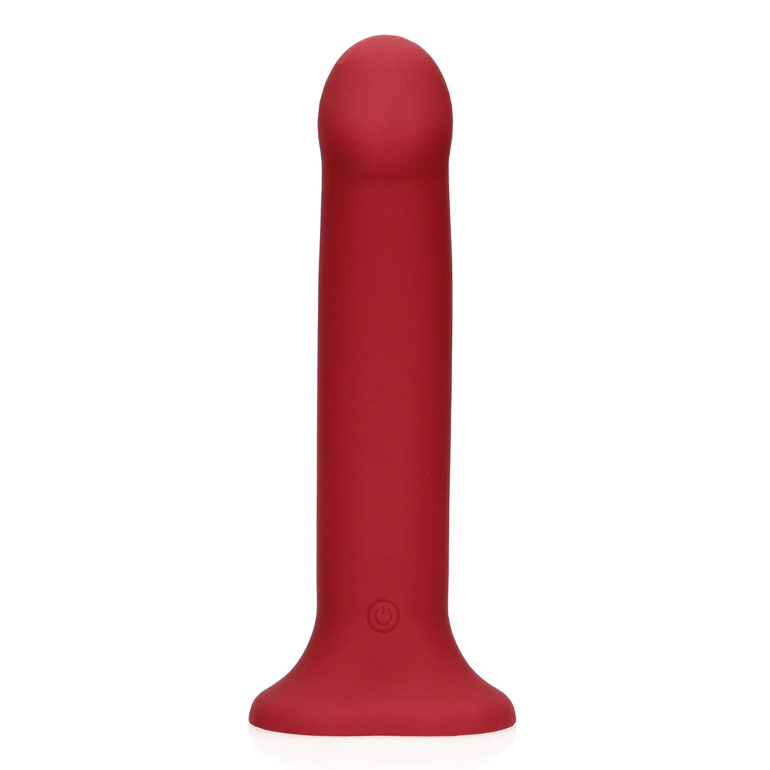 Loveline großer Vibrationsdildo in Himbeerrot – Bild 3