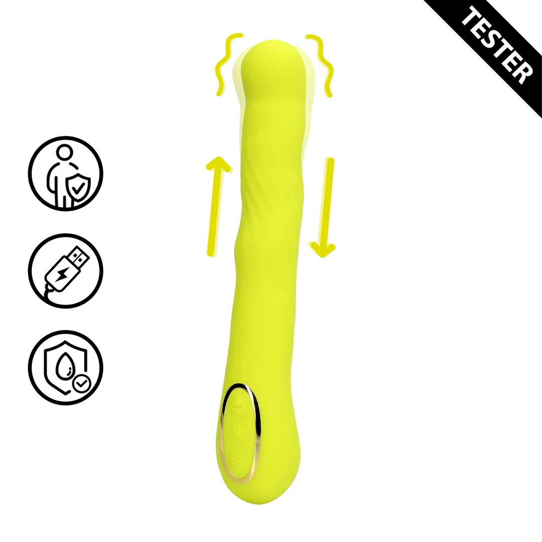 G Punkt Vibrator – wiegende Bewegungen für gezielte Stimulation – Lime Passion (Loveline by Shots) – Bild 1