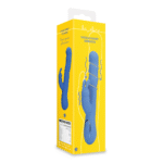 Rabbit Vibrator – wippende Bewegungen für Klitoris und G Punkt – Loveline Jetset Blau Loveline by Shots – Bild 2