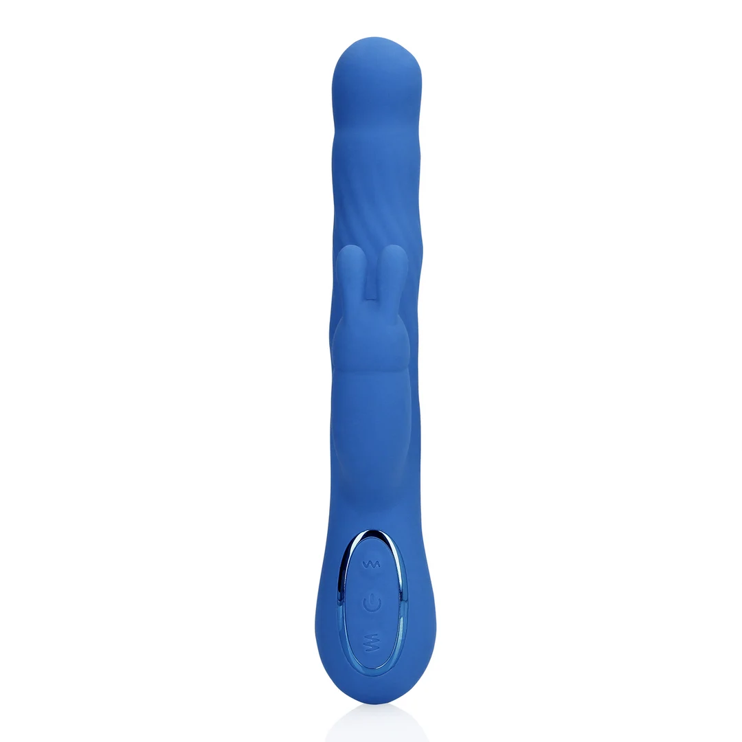 Rabbit Vibrator – wippende Bewegungen für Klitoris und G Punkt – Loveline Jetset Blau Loveline by Shots – Bild 4