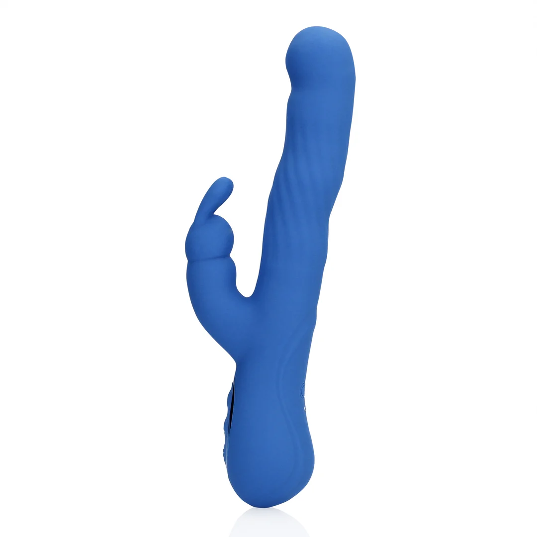 Rabbit Vibrator – wippende Bewegungen für Klitoris und G Punkt – Loveline Jetset Blau Loveline by Shots – Bild 5