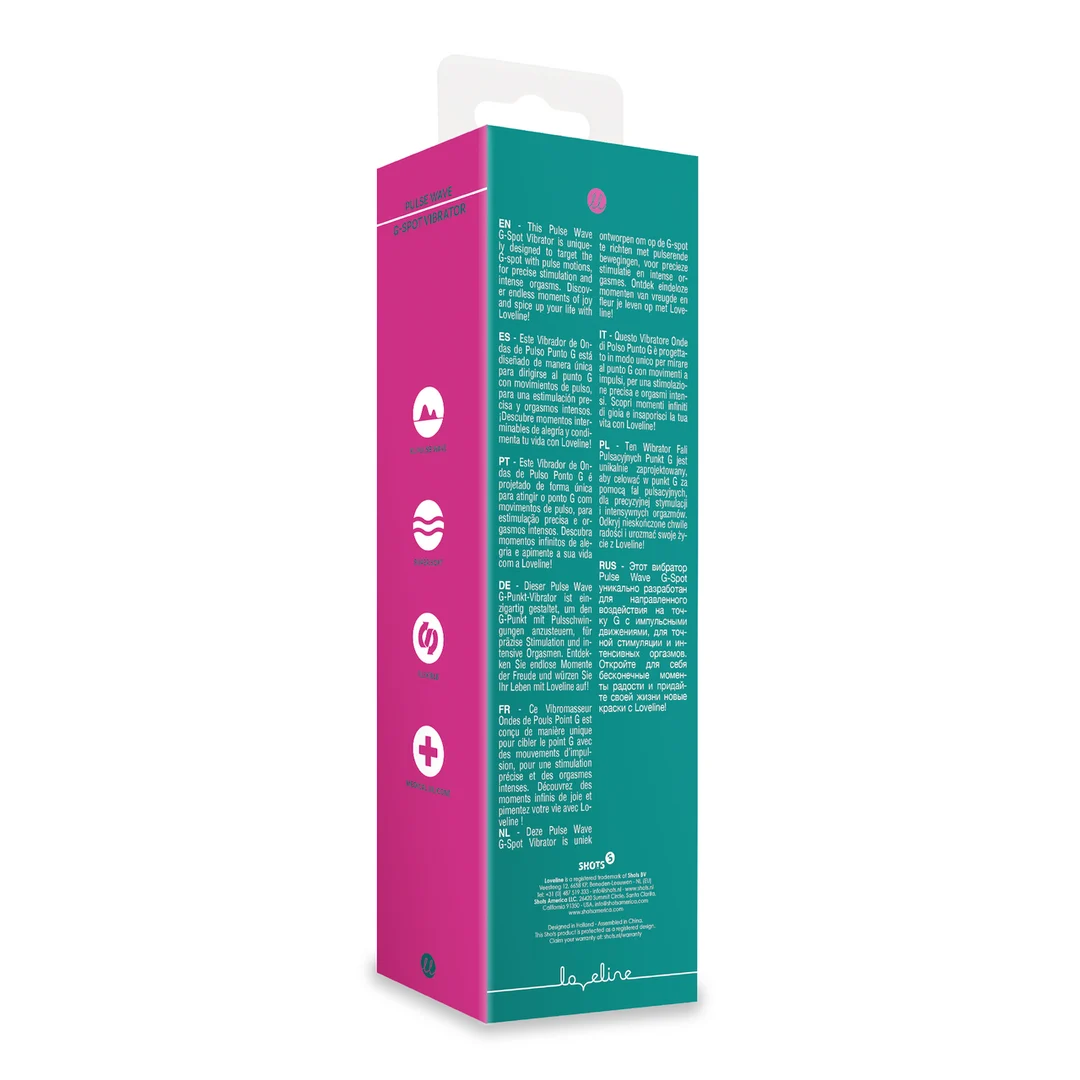 G Punkt Vibrator mit 7 Stufen – Tester Loveline by Shots – Bild 3