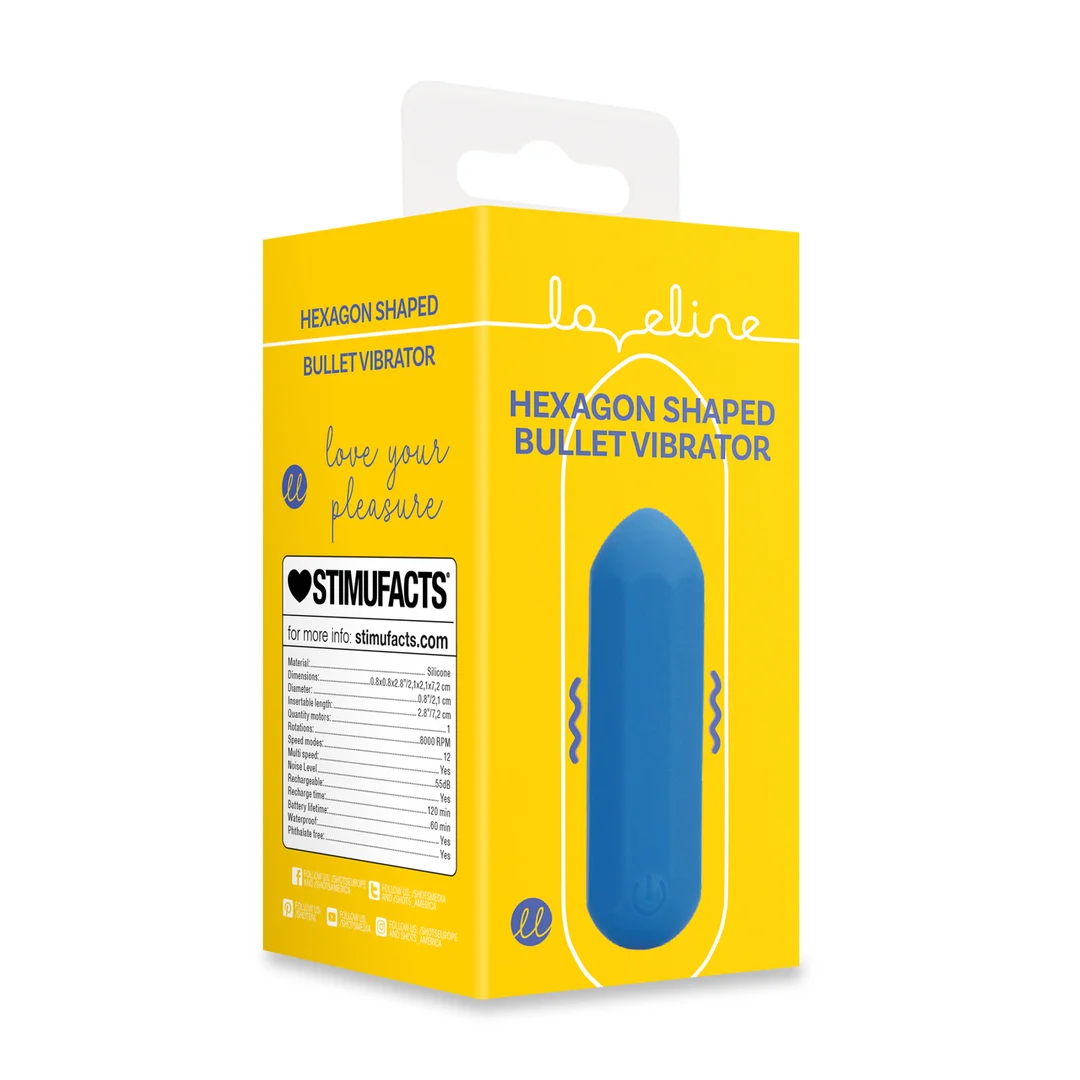 Loveline Bullet Vibrator in Hexagon Form – Bild 1
