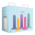 Loveline by Shots Silikon Dilator Set für die Vagina, mehrfarbig