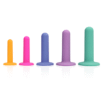 Loveline by Shots Silikon Dilator Set für die Vagina, mehrfarbig – Bild 3
