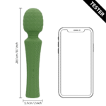 Wand Vibrator, kraftvoller Massager mit leisem Griff, Green Mumba (Loveline by Shots) – Bild 5