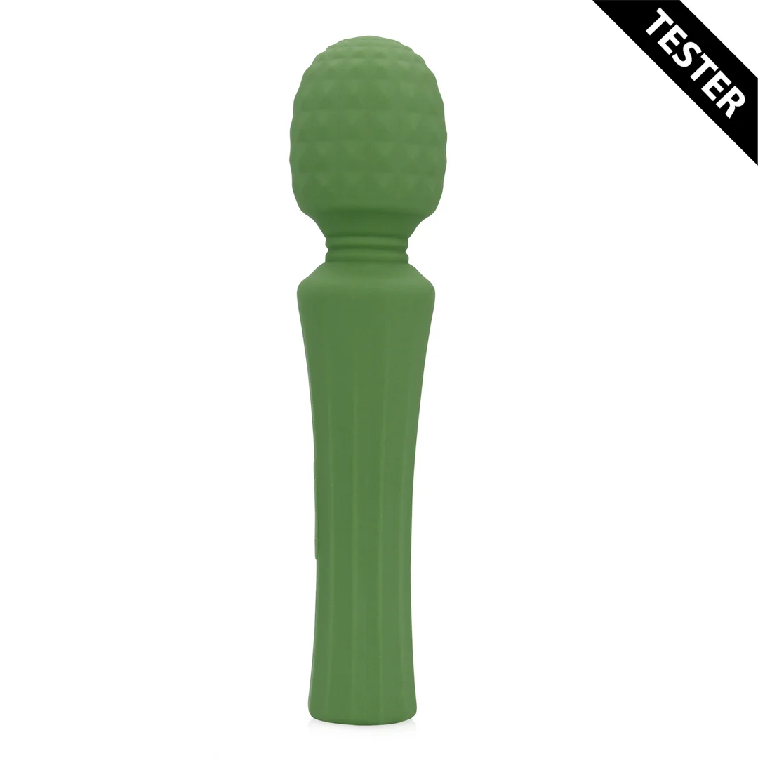 Wand Vibrator, kraftvoller Massager mit leisem Griff, Green Mumba (Loveline by Shots) – Bild 2