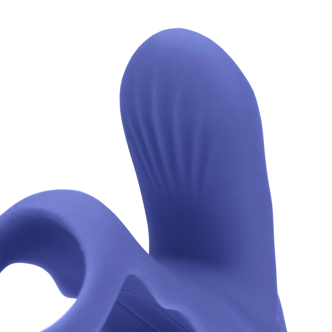 Vibrierender Penisring mit Klitoris Stimulation – Tamiya Blau – Tester – Bild 11