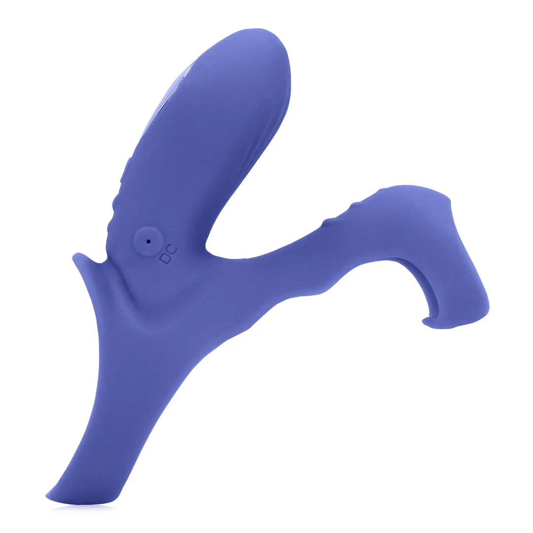 Vibrierender Penisring mit Klitoris Stimulation – Tamiya Blau – Tester – Bild 10