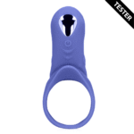 Vibrierender Penisring mit Klitoris Stimulation – Tamiya Blau – Tester – Bild 2