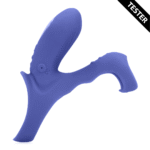 Vibrierender Penisring mit Klitoris Stimulation – Tamiya Blau – Tester – Bild 3
