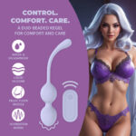 Analer Vibrator mit 10 Modi – Vibrating Bead Kegel mit Fernbedienung – Lavendel – Tester – Bild 8