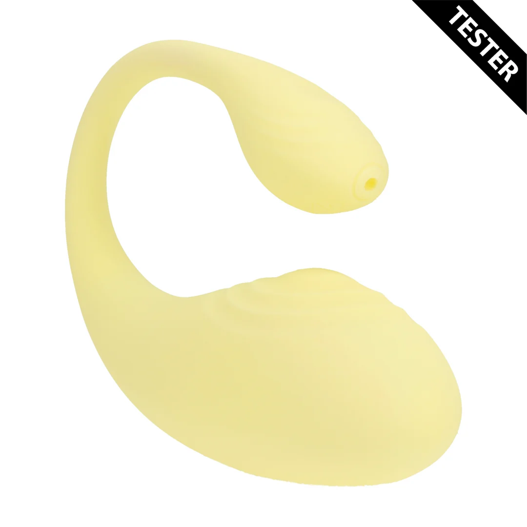 Vibrator für den G Punkt mit Fernbedienung und 10 Stufen, Loveline by Shots, Gelb – Bild 1