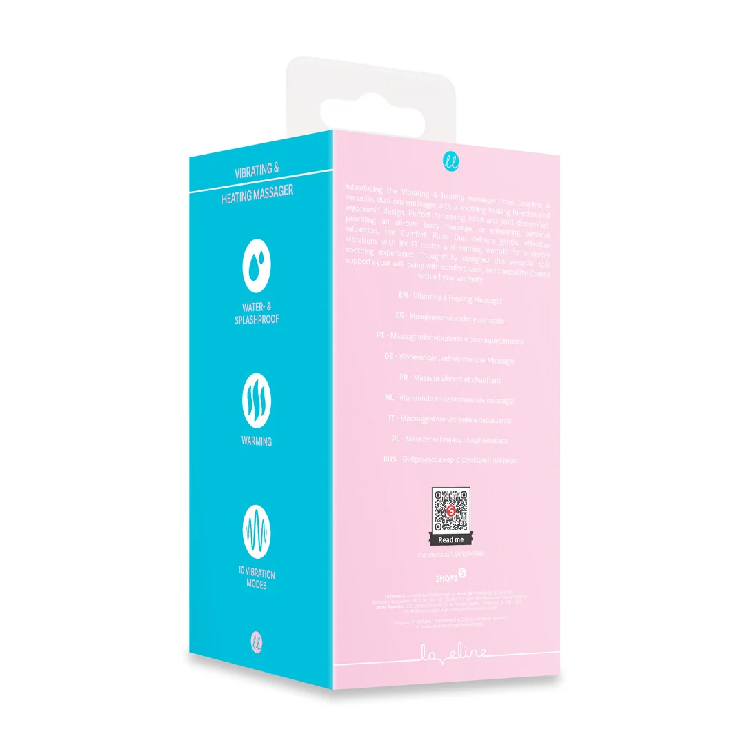 Vibrator mit Wärmefunktion – Loveline by Shots, Rosa Loveline by Shots – Bild 6
