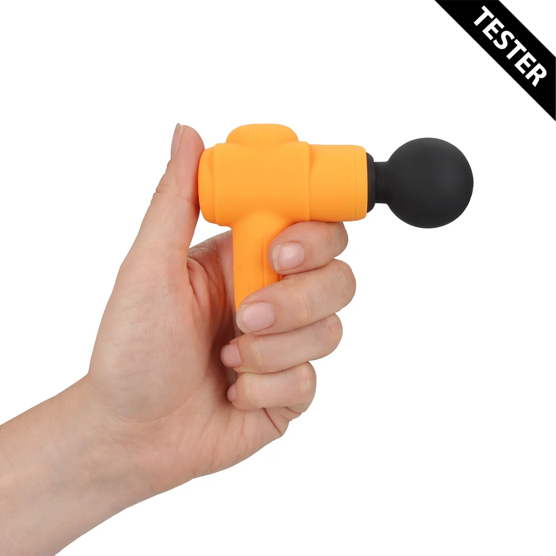 Mini Vibrator, 10 Stufen und wiederaufladbar, Loveline, orange, Loveline by Shots – Bild 2
