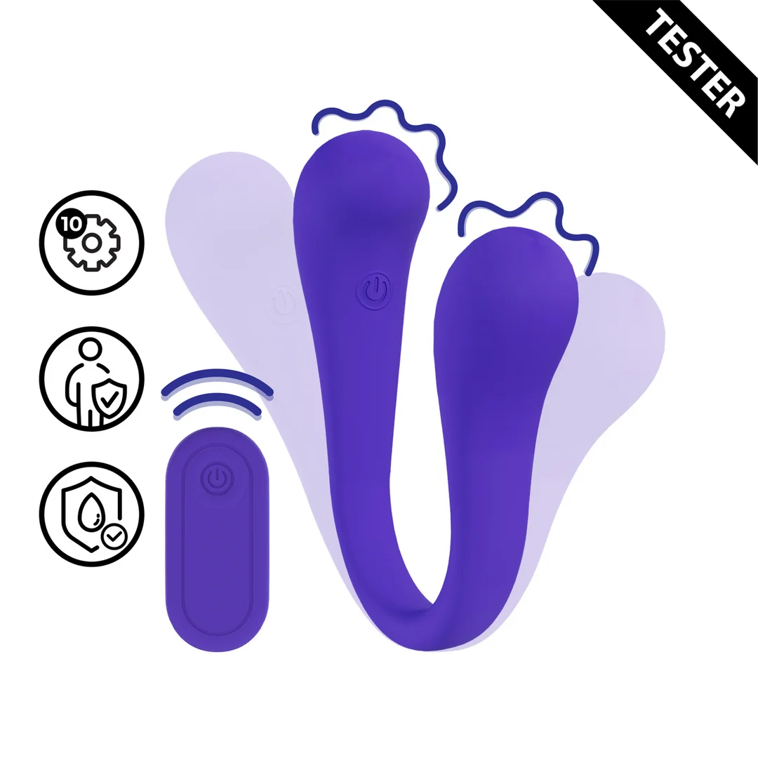 Duo Vibrator mit Fernbedienung – Tester Loveline by Shots – Bild 4