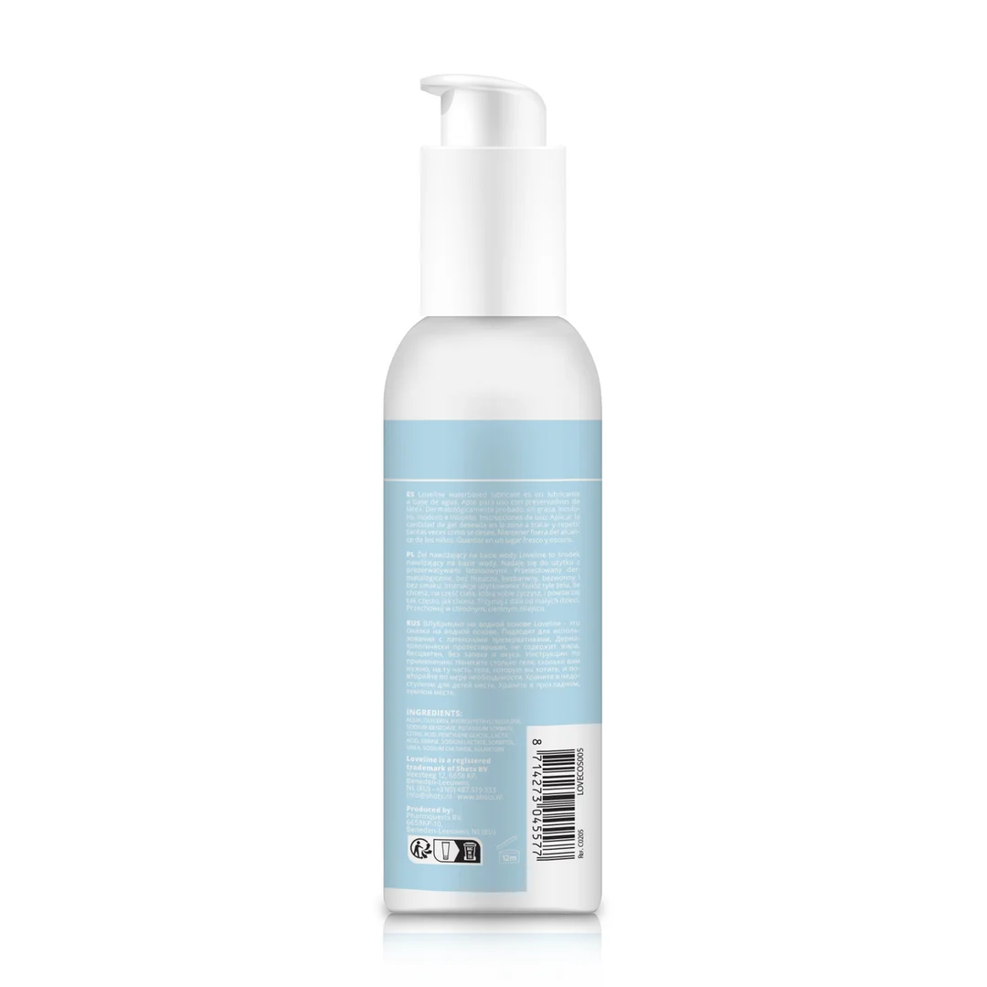 Gleitgel auf Wasserbasis – dermatologisch getestet, fettfrei und farblos – 150 ml – Loveline by Shots – Bild 4