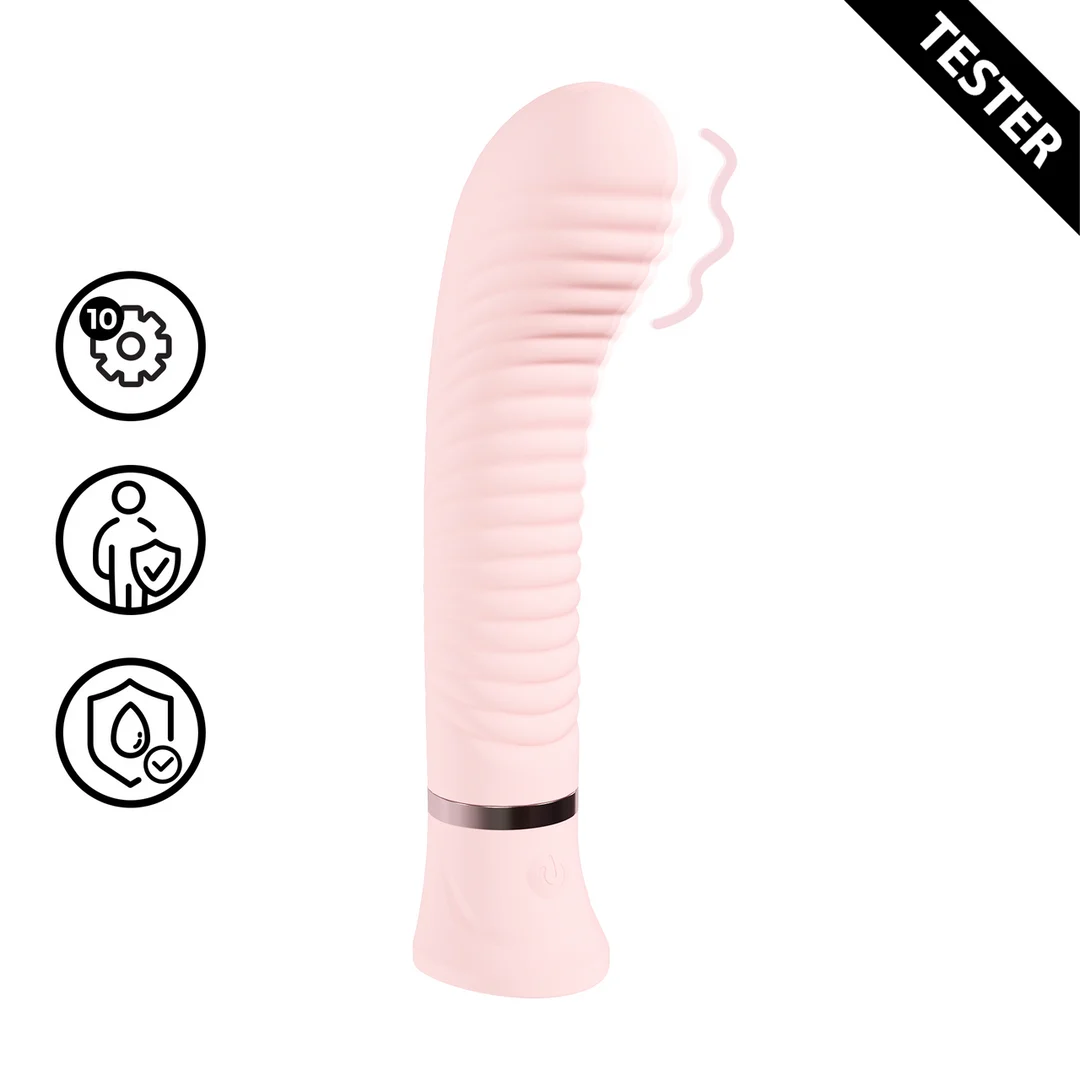 LOVU049PNKTEST G Punkt Vibrator – 10 Einstellungen und wasserfest – Loveline Paris Collection Rosa Loveline by Shots – Bild 1