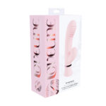 Rabbit Vibrator – gerippter G Punkt Vibrator mit 10 Funktionen – Loveline Rosa Loveline by Shots – Bild 2