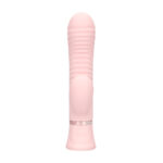 Rabbit Vibrator – gerippter G Punkt Vibrator mit 10 Funktionen – Loveline Rosa Loveline by Shots – Bild 3