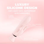 Rabbit Vibrator – doppelte Motoren und 10 Einstellungen – Loveline Tendre (rosa) Loveline by Shots – Bild 5