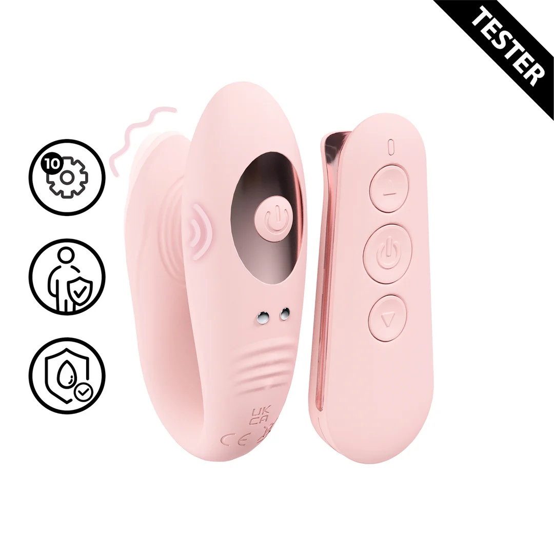 LOVU053PNKTEST Duo Vibrator mit Fernbedienung – Charme Loveline by Shots – Bild 1