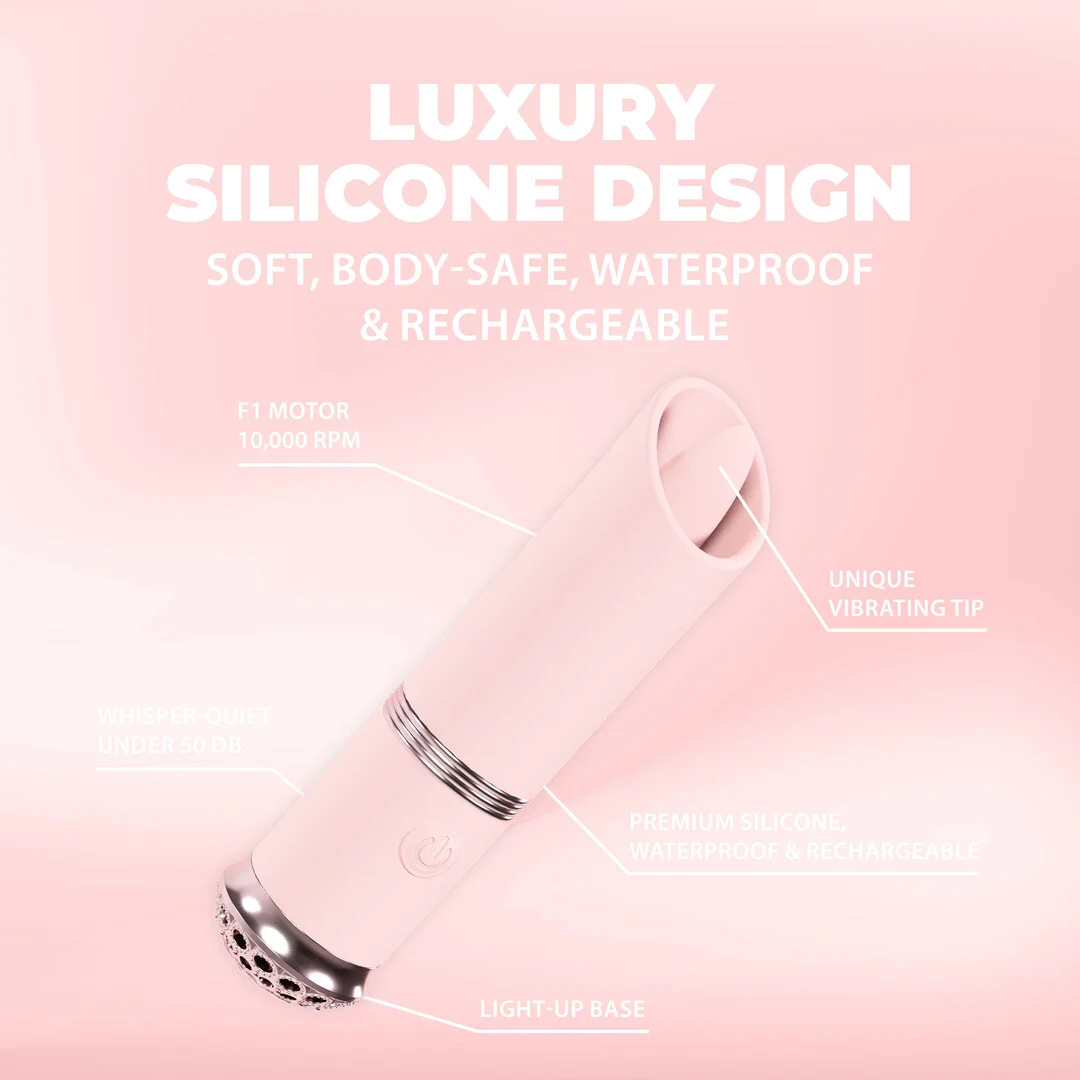 Mini Vibrator – 10 Stufen und gezielte Stimulation – Loveline by Shots Rosa Loveline by Shots – Bild 5