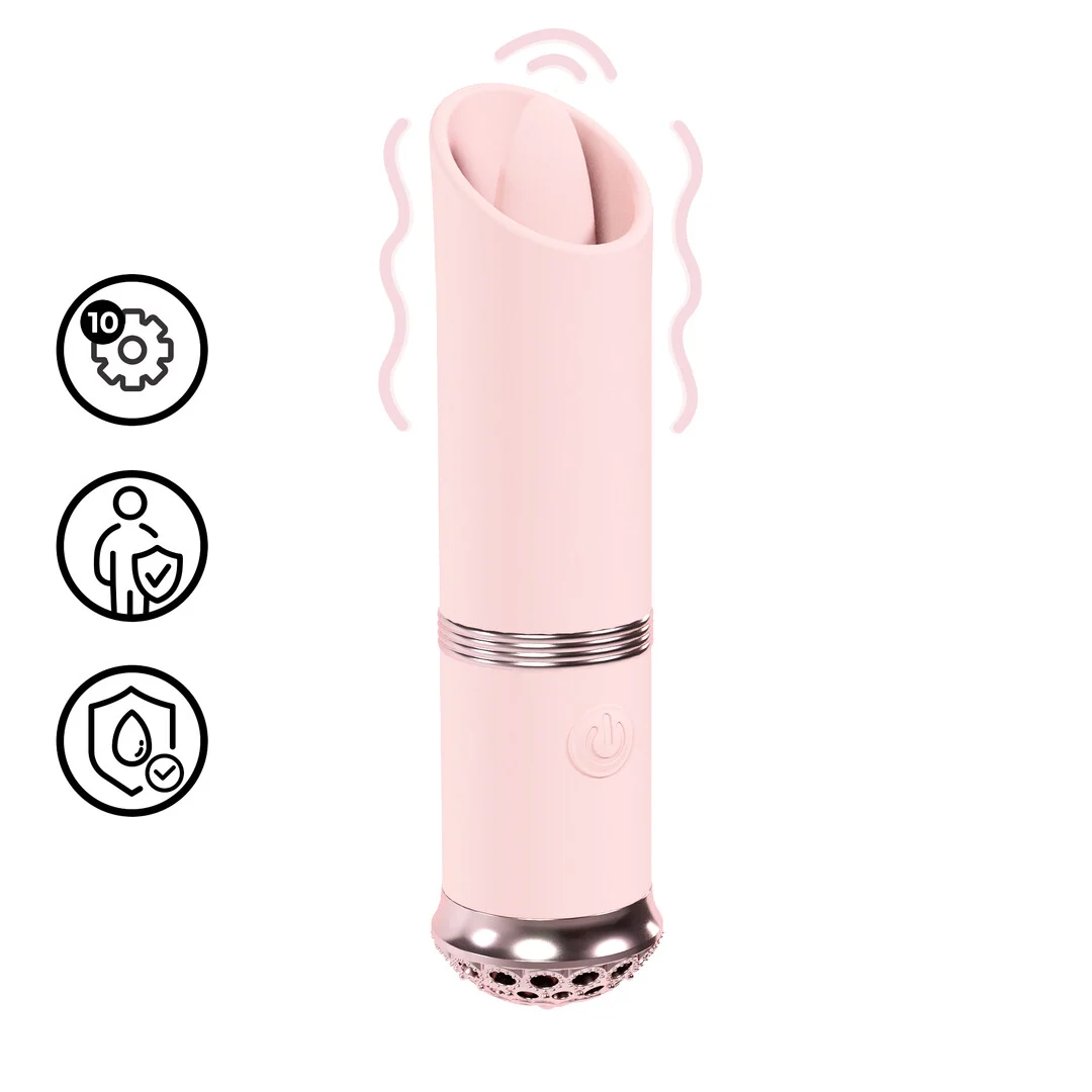 Mini Vibrator – 10 Stufen und gezielte Stimulation – Loveline by Shots Rosa Loveline by Shots – Bild 6