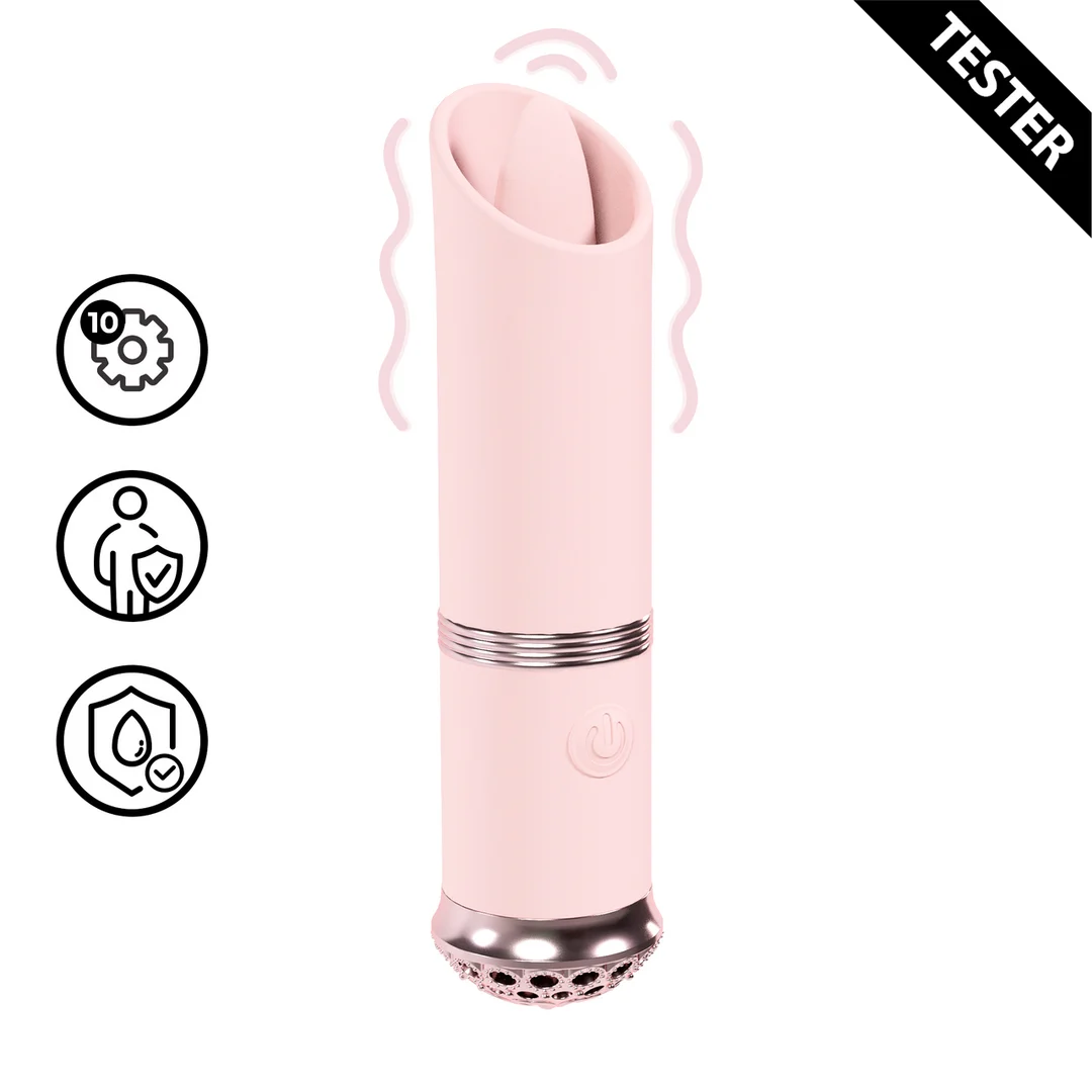 LOVU057PNKTEST Mini Vibrator – 10 Stufen und gezielte Stimulation – Loveline by Shots Rosa Loveline by Shots – Bild 1