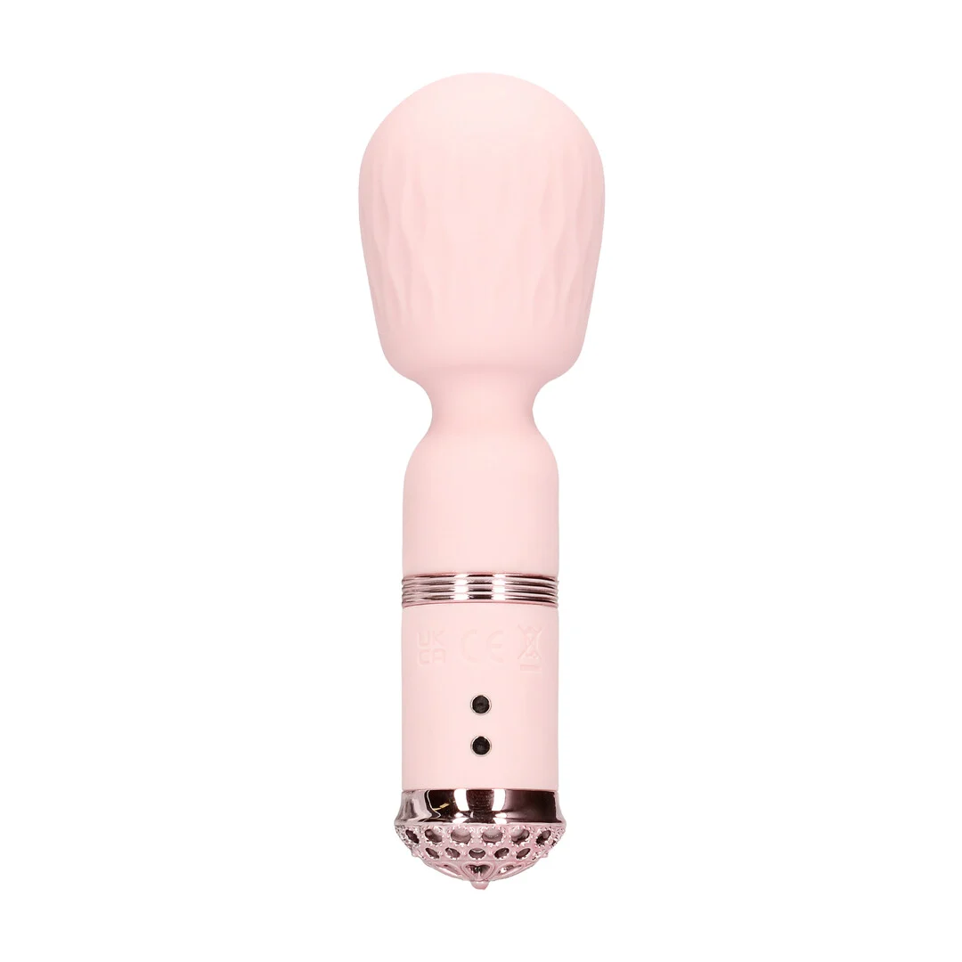 Wand Vibrator, 10 Stufen, Loveline Velour Rosa (Tester), Loveline by Shots – Bild 3