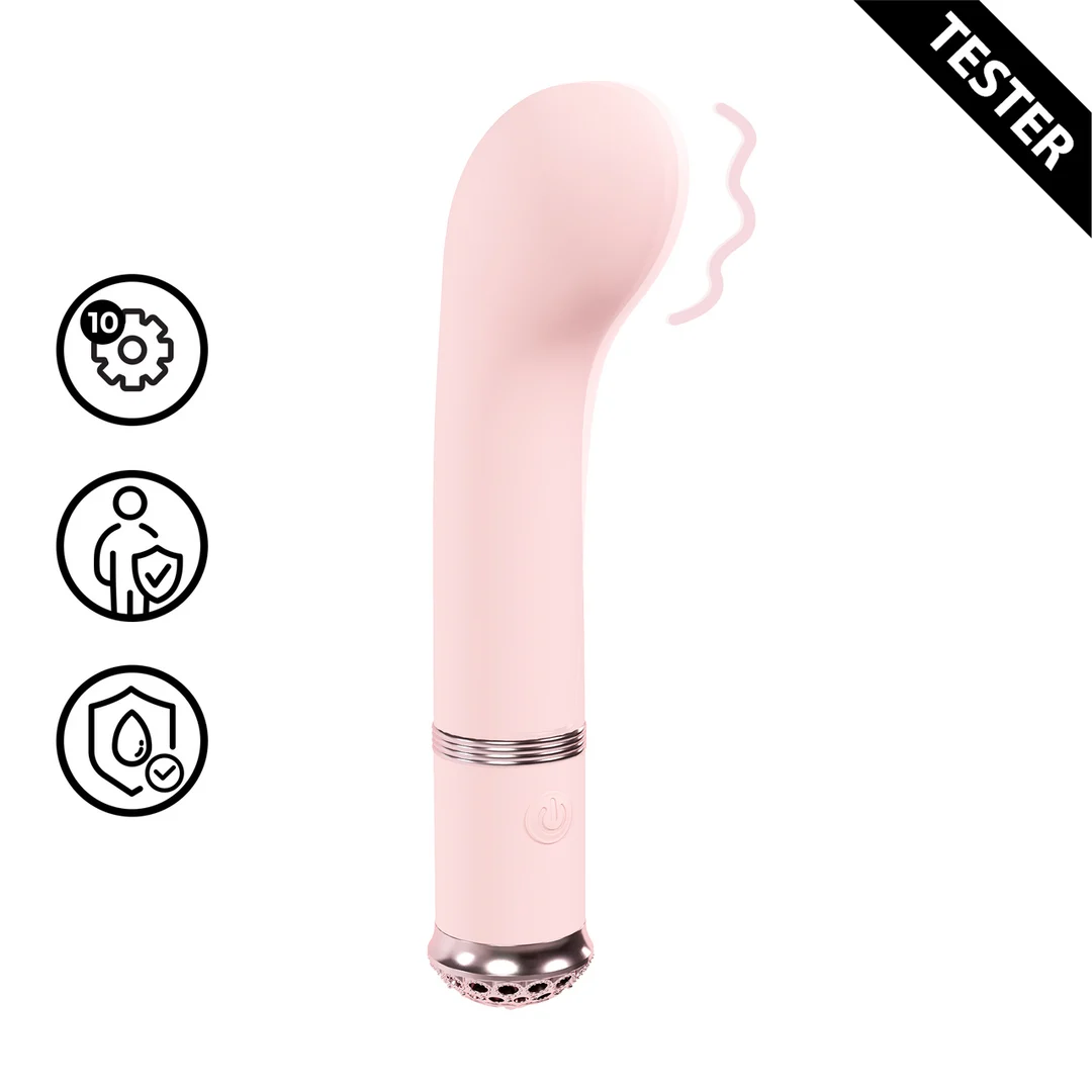 LOVU061PNKTEST G Punkt Vibrator – 10 Einstellungen – Loveline Chérie Rosa Loveline by Shots – Bild 1