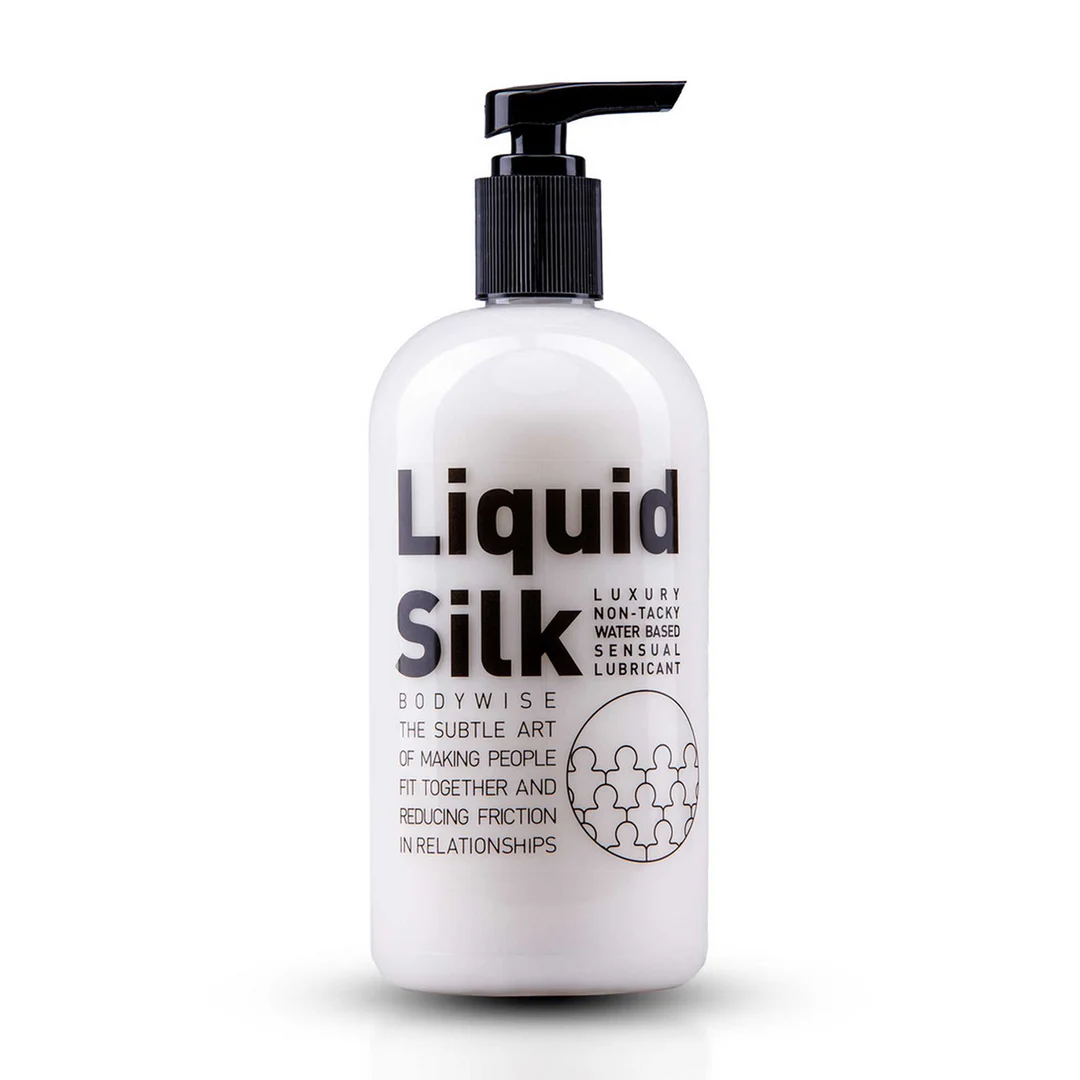 Wasserbasiertes Gleitgel, Premium Gleitgel mit einem Hauch Silikon, unparfümiert und geschmacksneutral, 250 ml, Liquid Silk – Bild 3