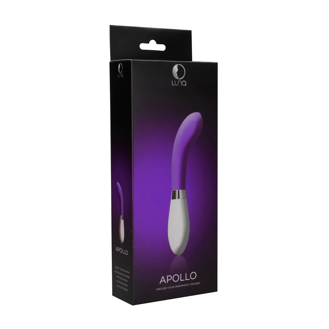 LUNA012PUR-2 Luna by Shots Apollo G Punkt Vibrator, lila – Bild 1