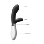 Luna Achilles Klitorisstimulator und Vibrator, Schwarz – Bild 2