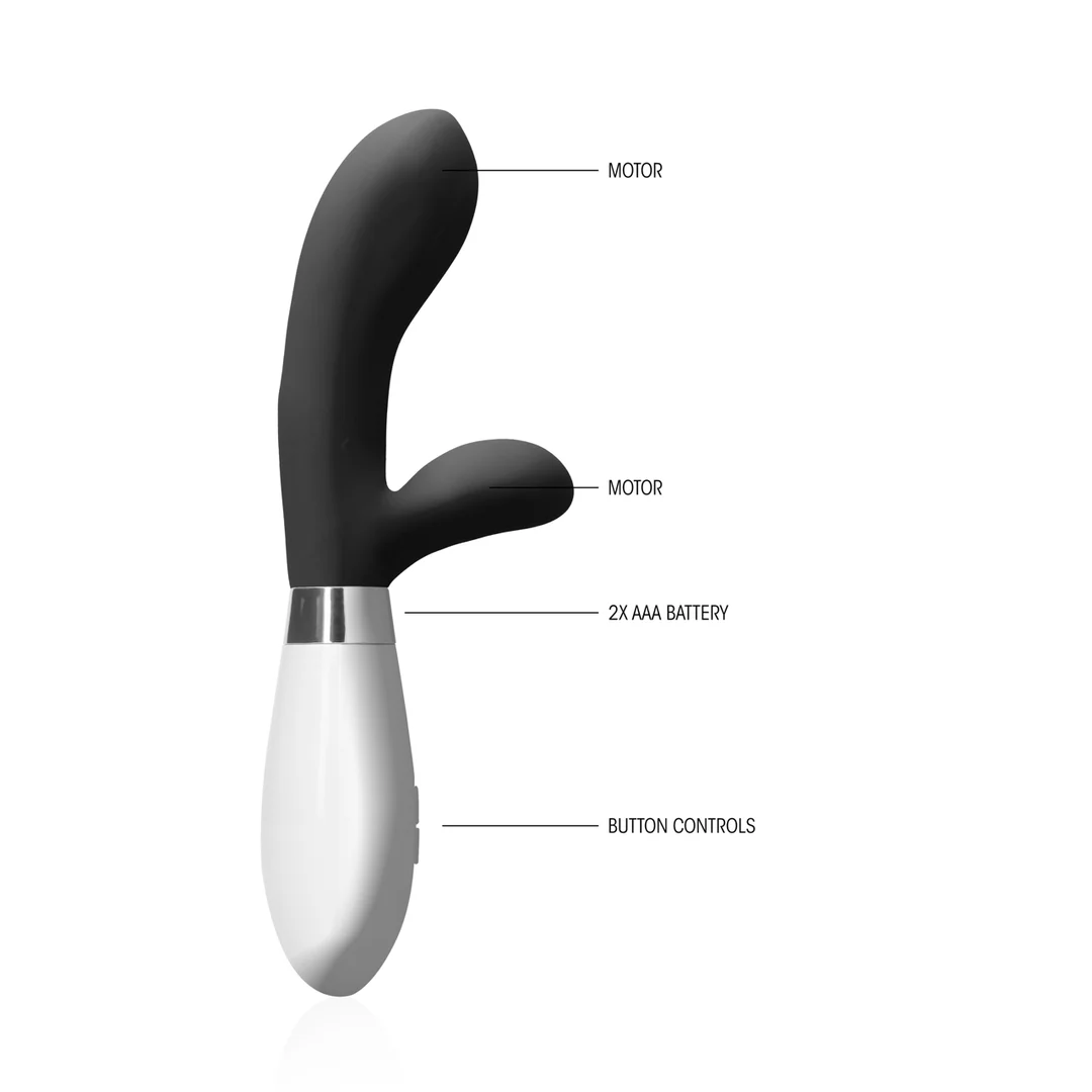 Luna Achilles Klitorisstimulator und Vibrator, Schwarz – Bild 2