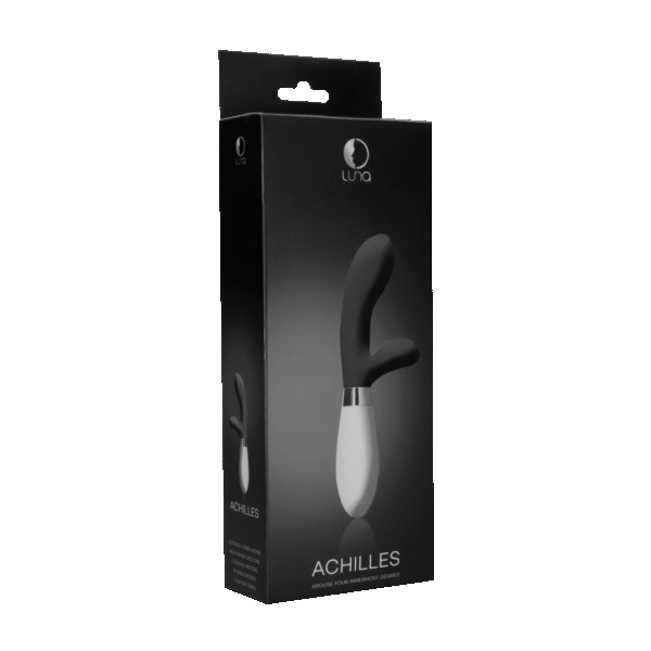 Luna Achilles Klitorisstimulator und Vibrator, Schwarz