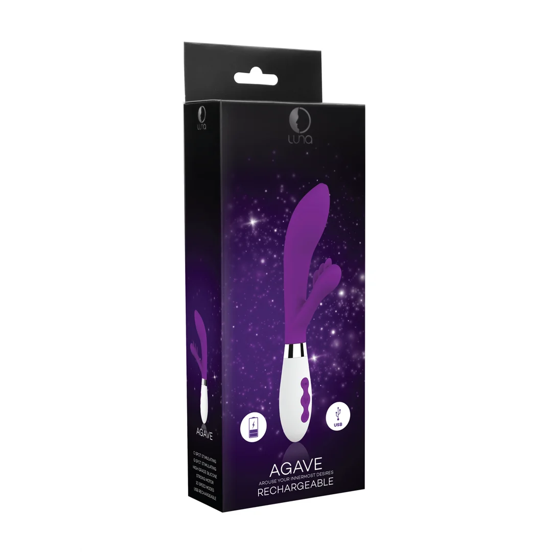 Rabbit Vibrator – mit 4 Aufsätzen – Luna by Shots Agave Luna by Shots – Bild 1