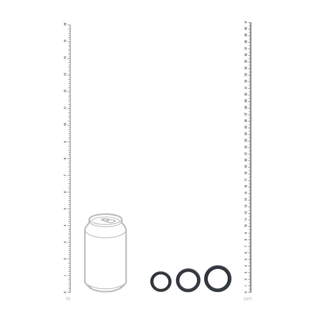 Levelz Silikon Cockring, 3er Set – Bild 4