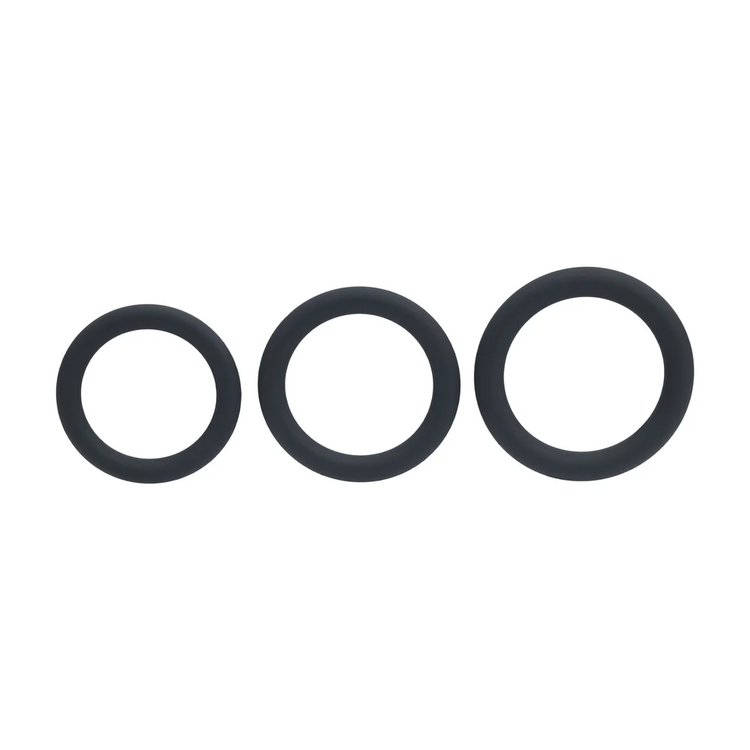 Levelz by Shots Silikon Cockring Set mit 3 Ringen – Bild 3