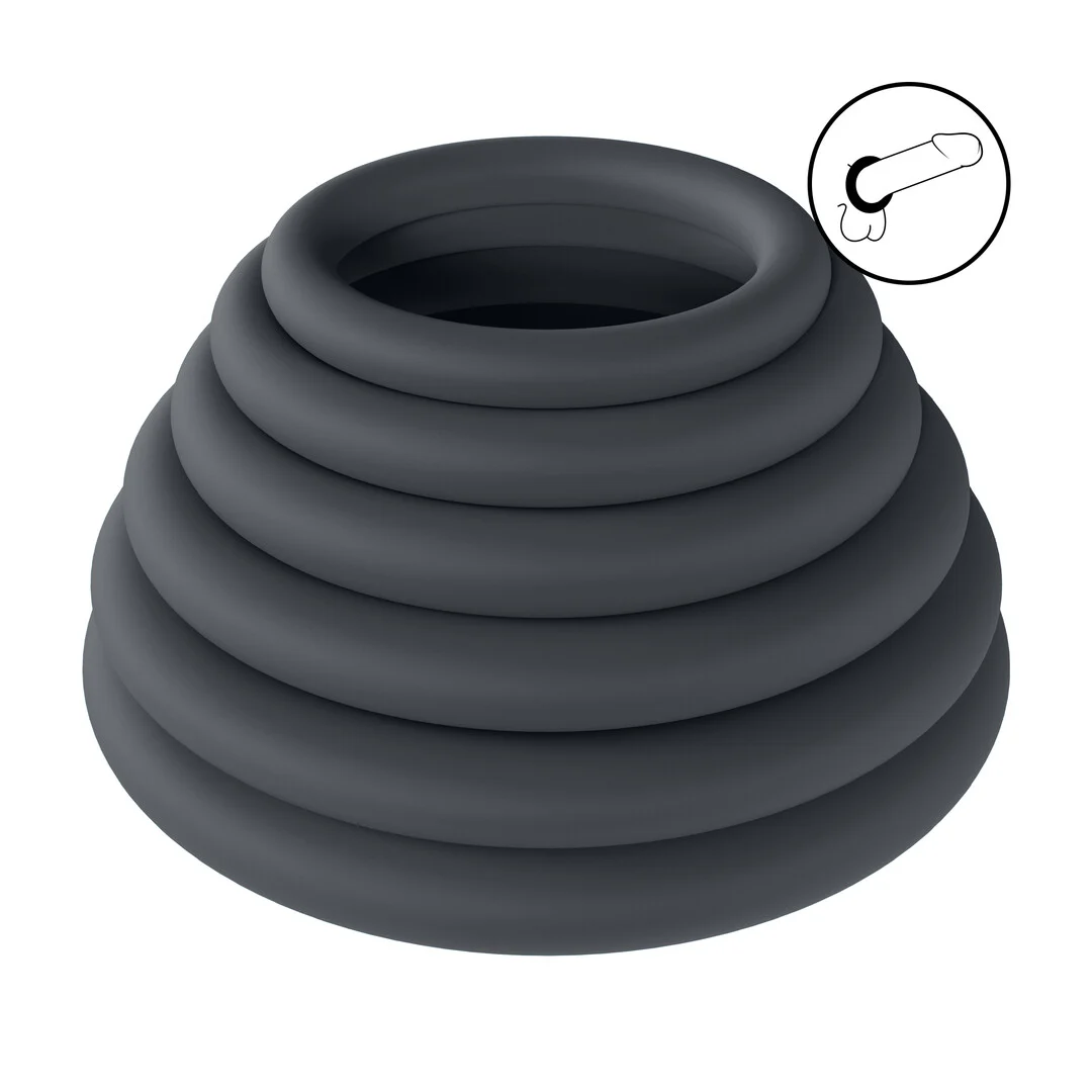 Levelz by Shots Silikon Cockring Set – Bild 6