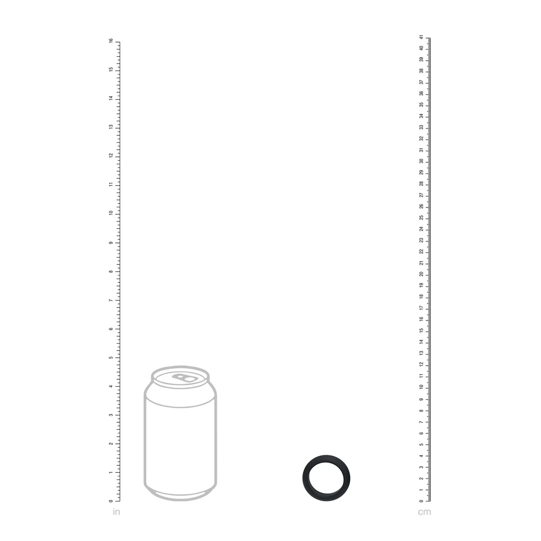 Levelz Wide O Silikon Penisring schwarz – Bild 4