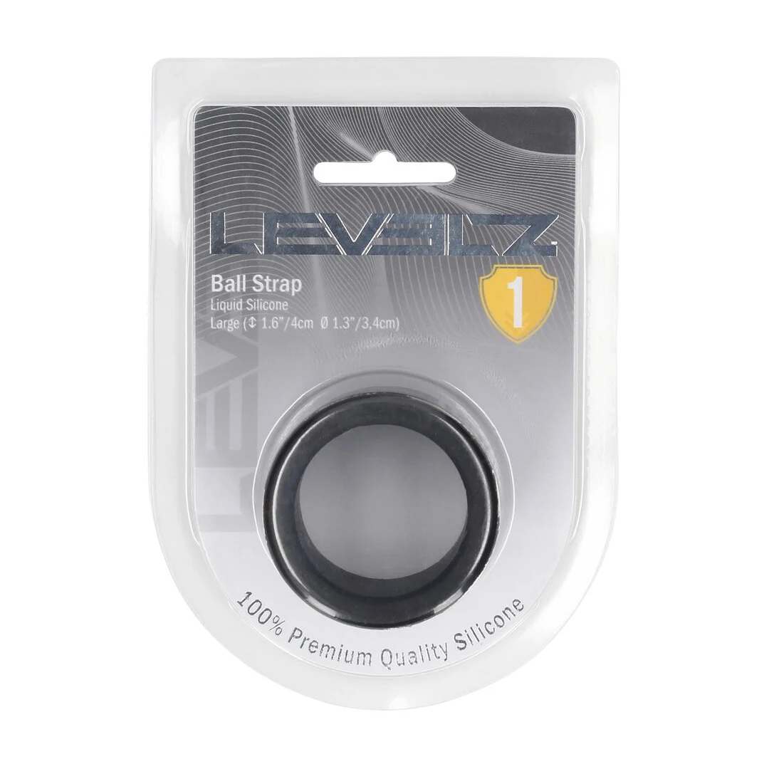 LVL01-0019BLK-2 Levelz Hodenband aus Silikon – Bild 1