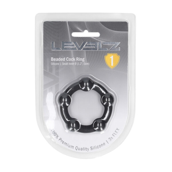 Levelz by Shots Cockring mit Perlen