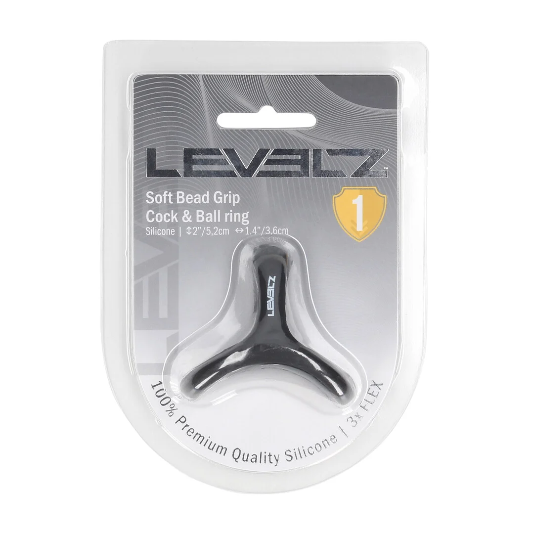 Levelz Tri O Penis und Hodenring aus Silikon – Bild 1